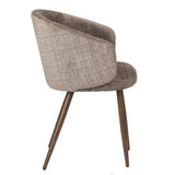 Luna stoel taupe (chenille)