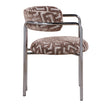 Art Deco Stoel Bruin – hoogwaardige bekleding en stevig frame | Zwarthuisje