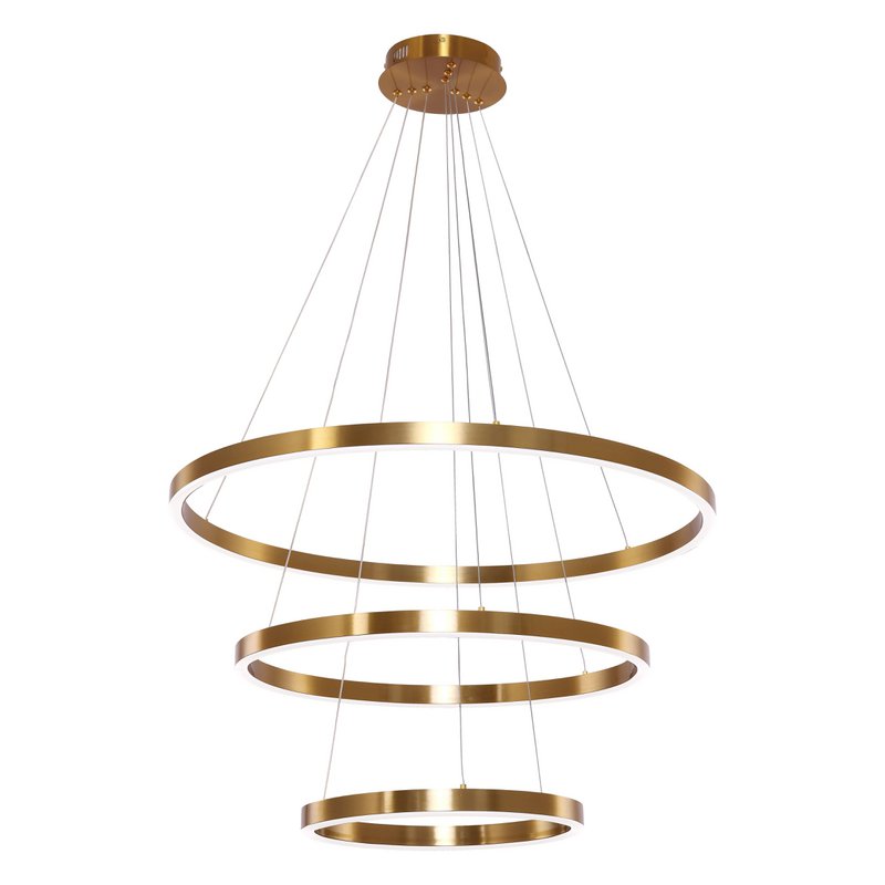 Hanglamp Neo koper/goud 3-ring