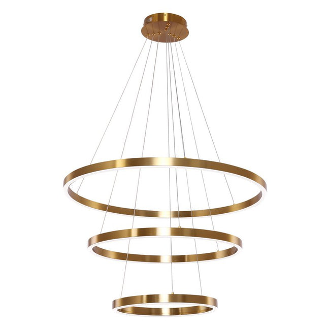 Hanglamp Neo koper/goud 3-ring