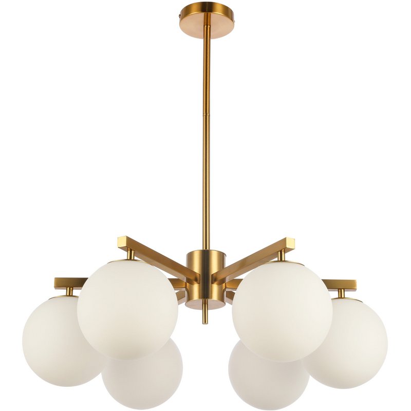 Hanglamp Stella Wit 6-licht