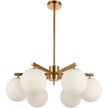 Hanglamp Stella Wit 6-licht