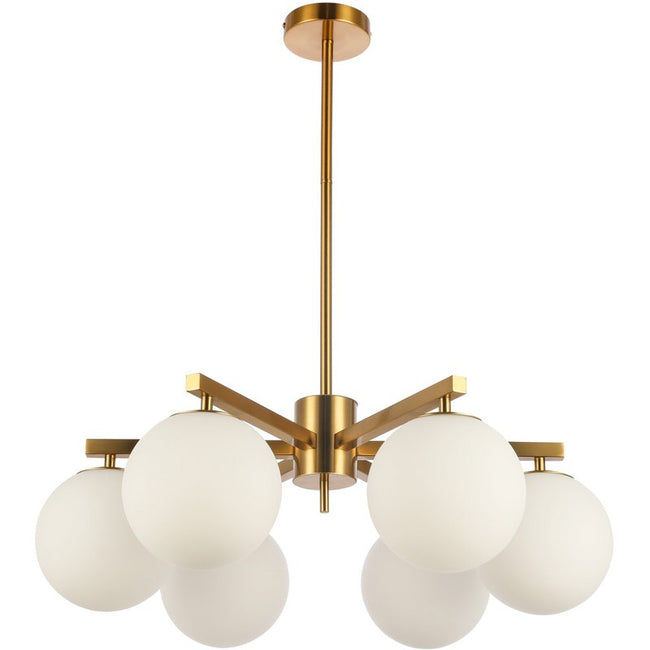 Hanglamp Stella Wit 6-licht