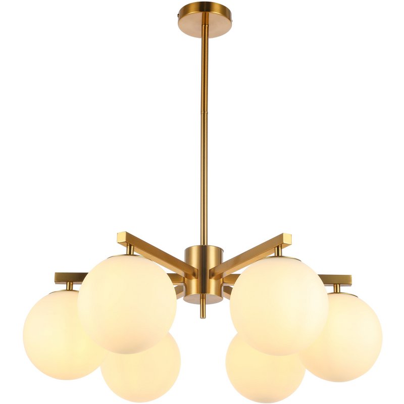 Hanglamp Stella Wit 6-licht
