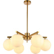 Hanglamp Stella Wit 6-licht