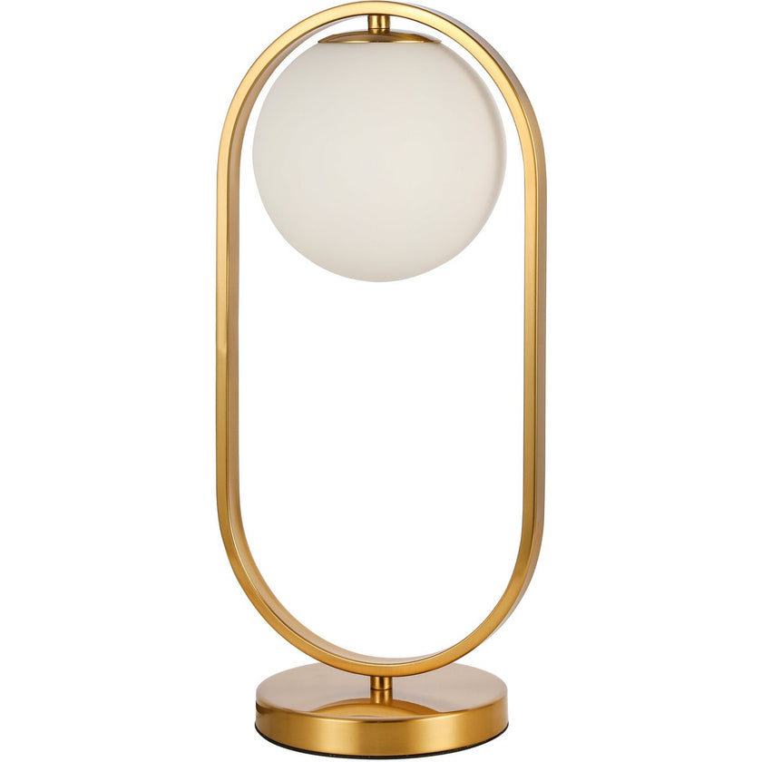 Tafellamp Emma wit/goud
