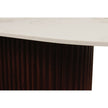 Urban salontafel marmer/walnoot