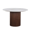 Urban eettafel marmer/walnoot