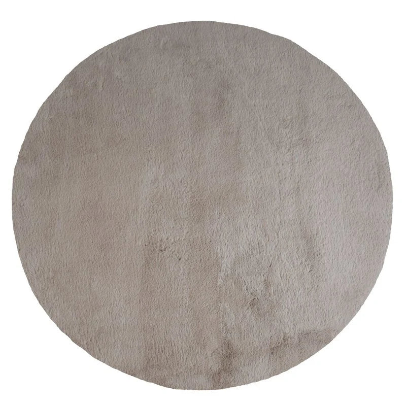 Vloerkleed Velluto nature rond