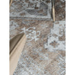 Vloerkleed Laria bruin detail vintage print — Zwarthuisje