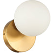 Wandlamp Maria wit/goud