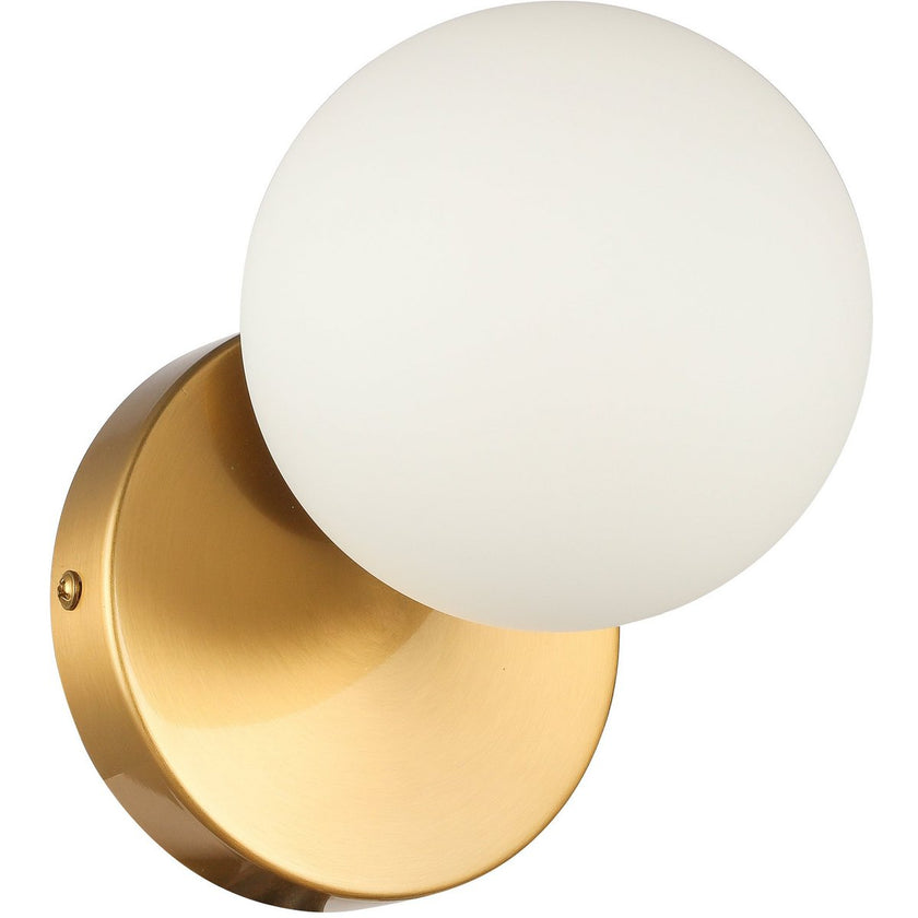 Wandlamp Maria wit/goud