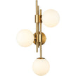 Wandlamp Ann wit/goud