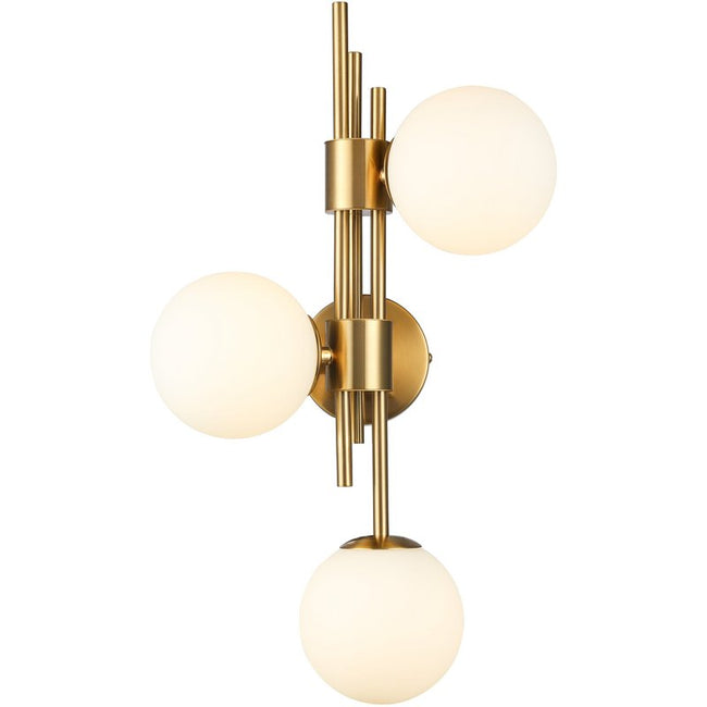 Wandlamp Ann wit/goud