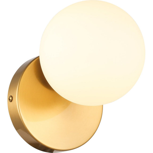 Wandlamp Maria wit/goud